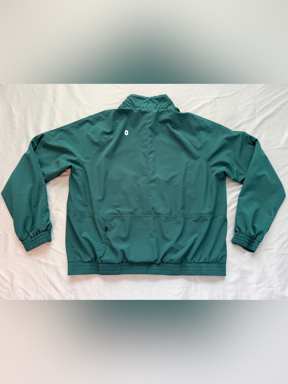 Figs Women's Amazon Green Sydney Full-Zip Bomber Scrub Jacket - Picture 2 of 9